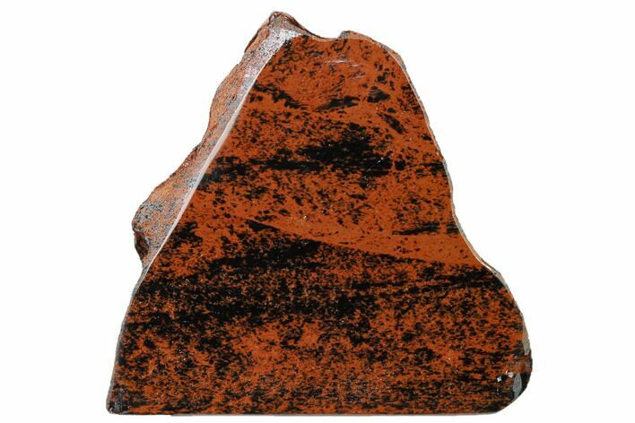 Polished Mahogany Obsidian Section - Mexico #153519